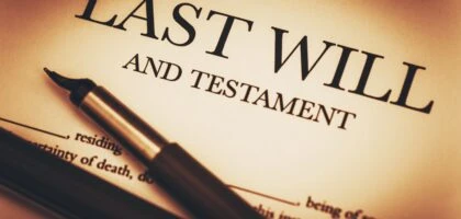 Last will and testament